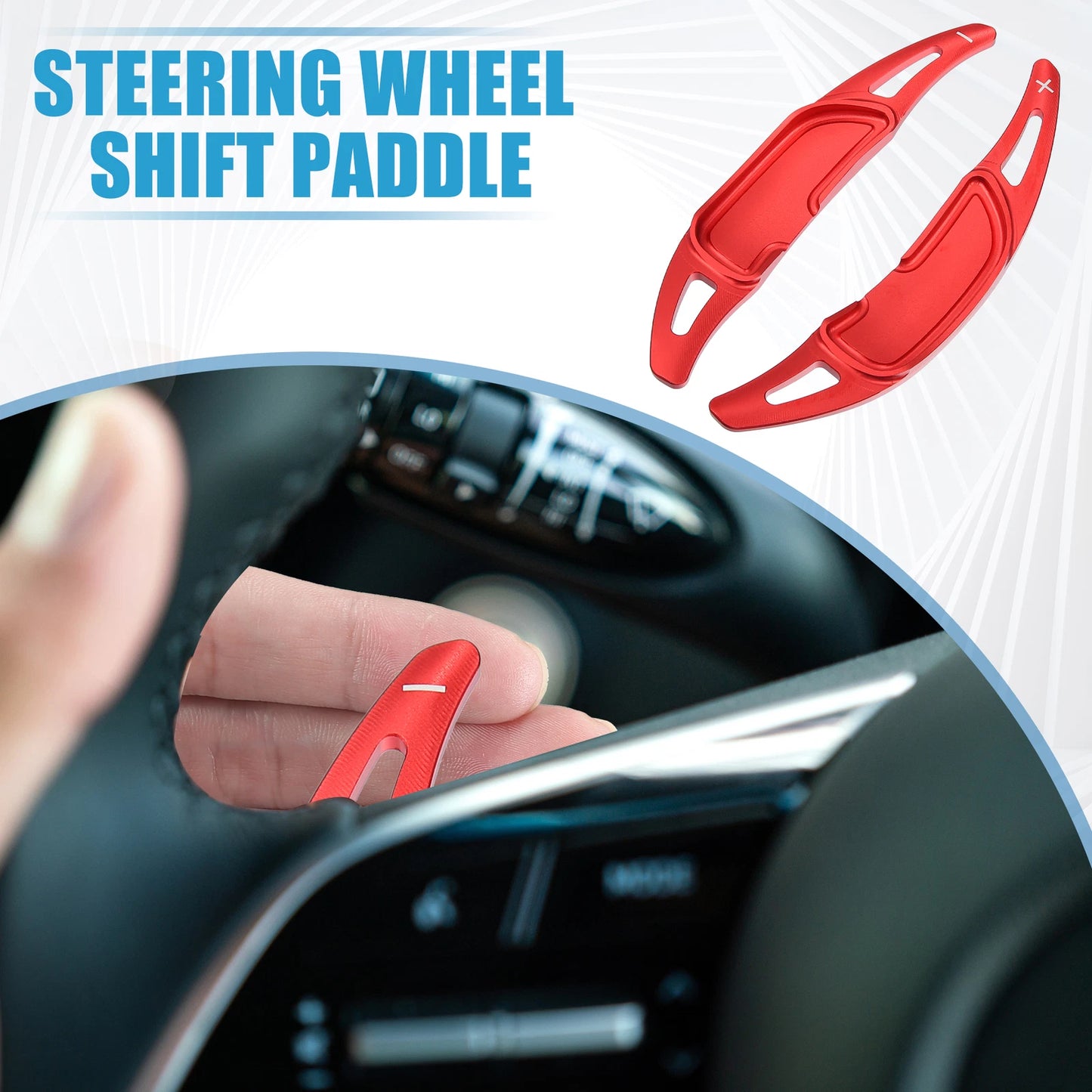Set of 2 Steering Wheel Shift Paddles for Mercedes-Benz GLB35 AMG (2021)