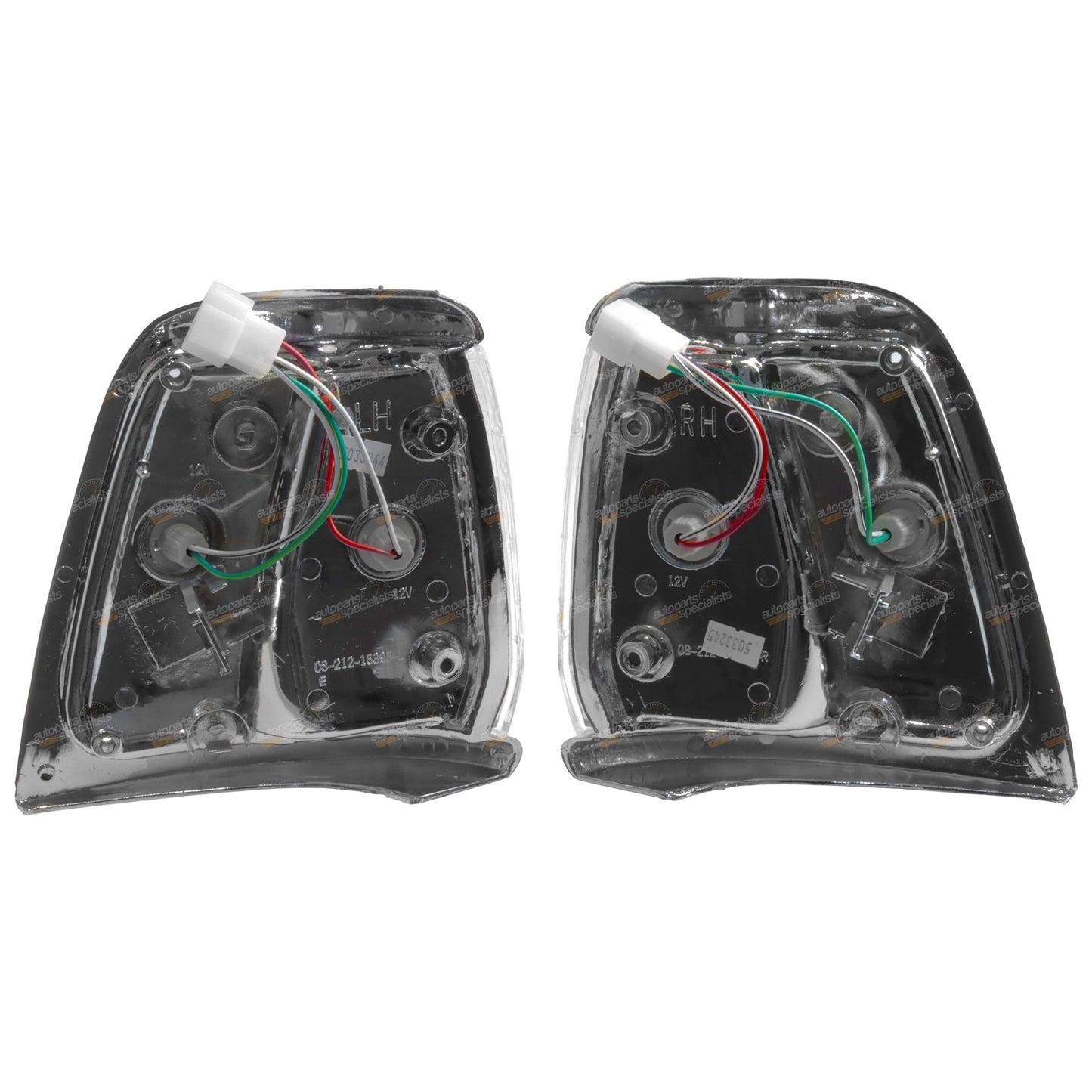 Set of 2 Chrome Corner Lights for Toyota Hilux (1991–1997)