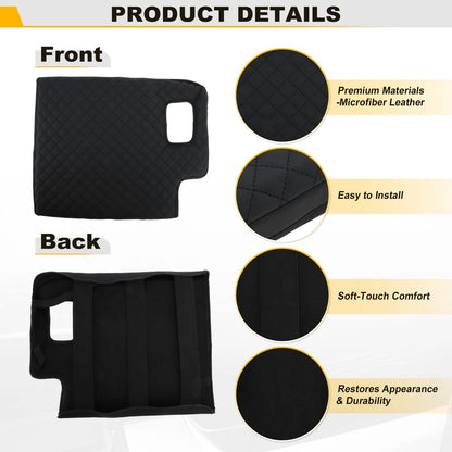 Leather Console Lid Armrest Cover for Ford F-250 F-350 Super Duty (1999–2010)
