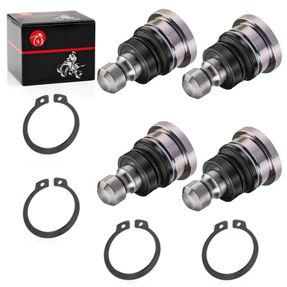 Set of 4 Upper Lower Front Ball Joints for Polaris RZR XP 1000 (2014–2022)