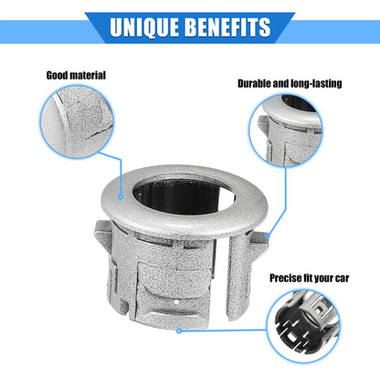 2X Parking Sensor Retainer Holder for Lexus ES350 (2007) - Silver Tone