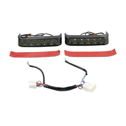 Black Saddlebag Run Brake Tail Light for Harley Touring Street Glide (2009-2023)