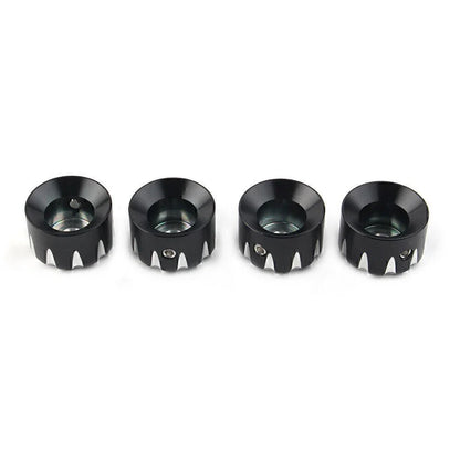 4 x Black Engine Screw Topper Cover Head Bolt Caps for Harley 883