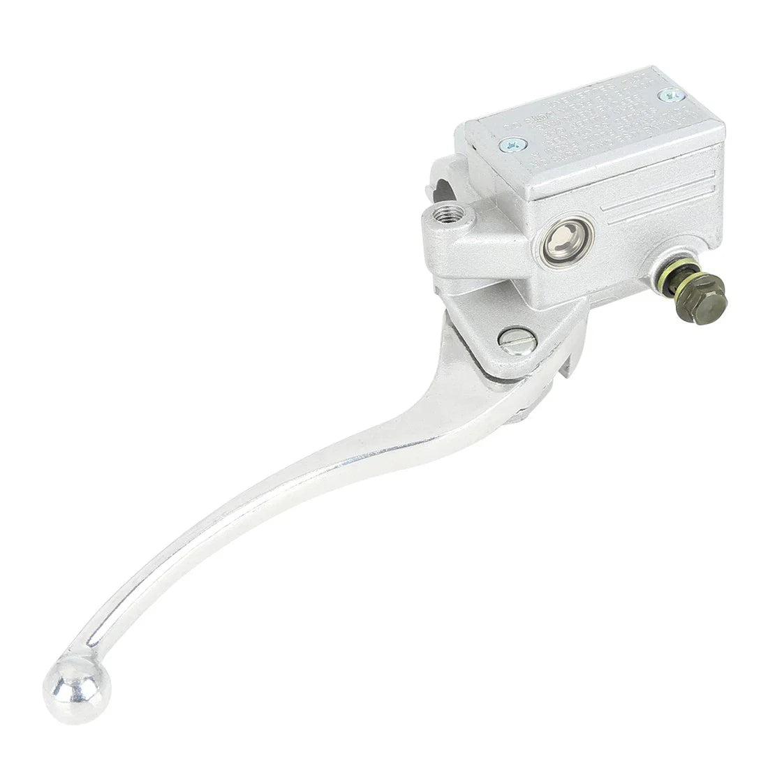 Silver Tone Motorcycle Brake Master Cylinder Pump Lever for Honda CBT125