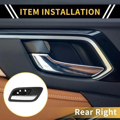 Rear Right Interior Door Handle for Chevrolet Silverado 2500 HD (2007-2014)