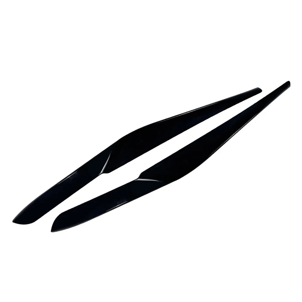 Black Headlight Eyebrow Eyelids Covers for BMW X5 X6 G05 G06 (2023-2025)