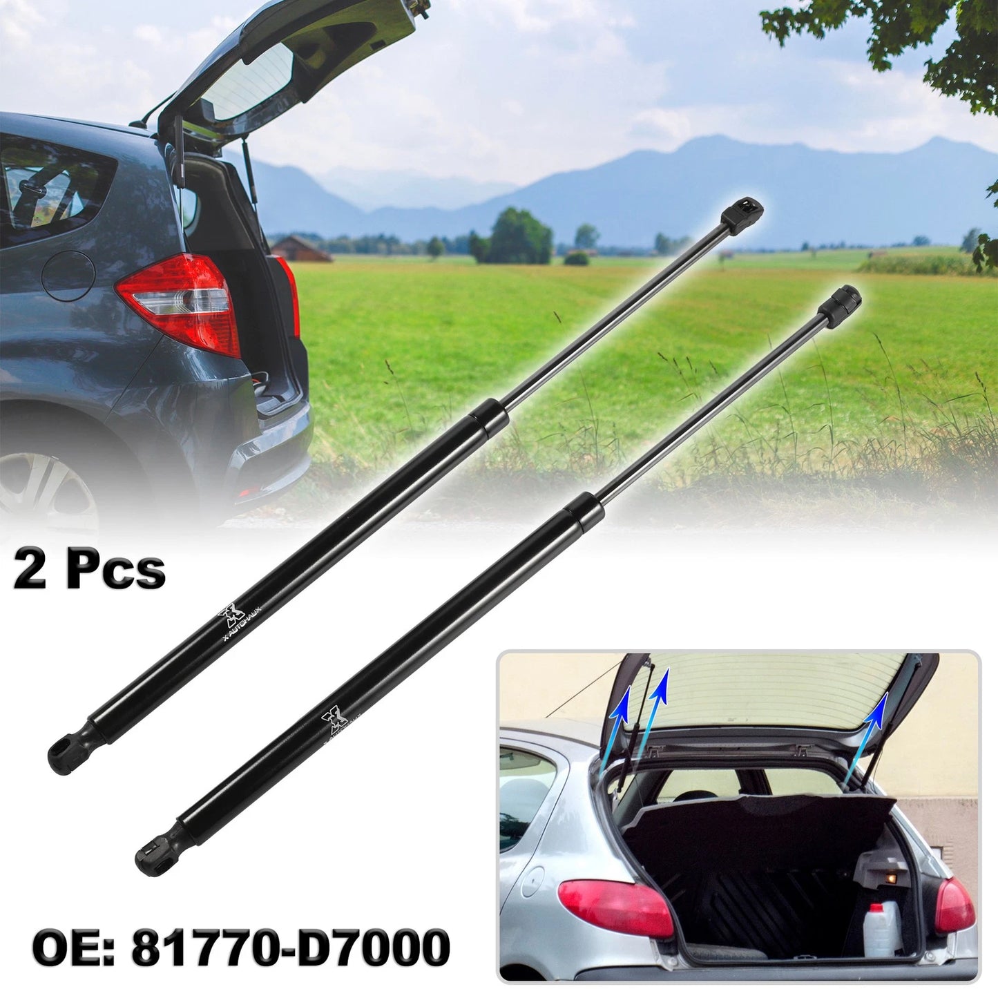 2pcs Liftgate Gas Struts for Hyundai Tucson (2016–2023) 81770-D7000