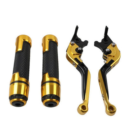 CNC Folding Extendable Brake Clutch Lever Grip Set for Honda VFR1200 (2010-2016)