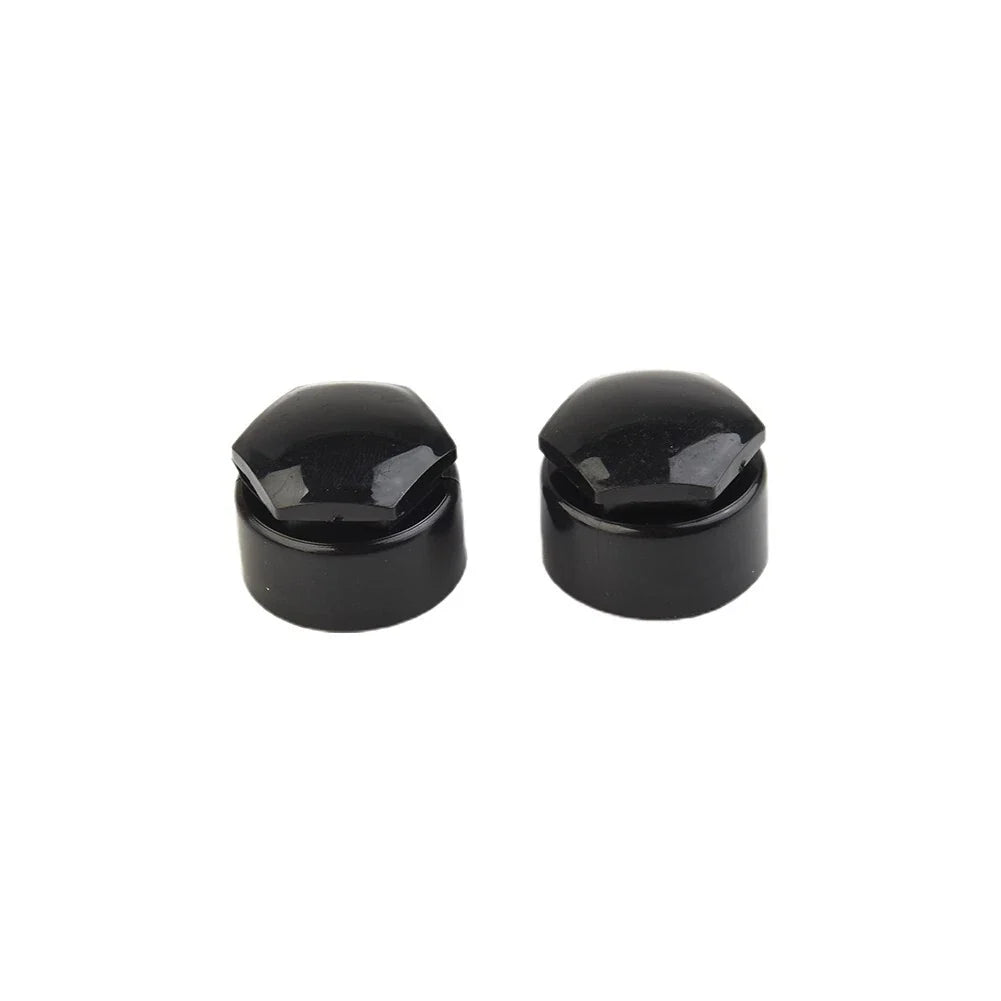 Black Wheel Nut Bolt Cover Cap / Pack of 24x 17MM / for Opel