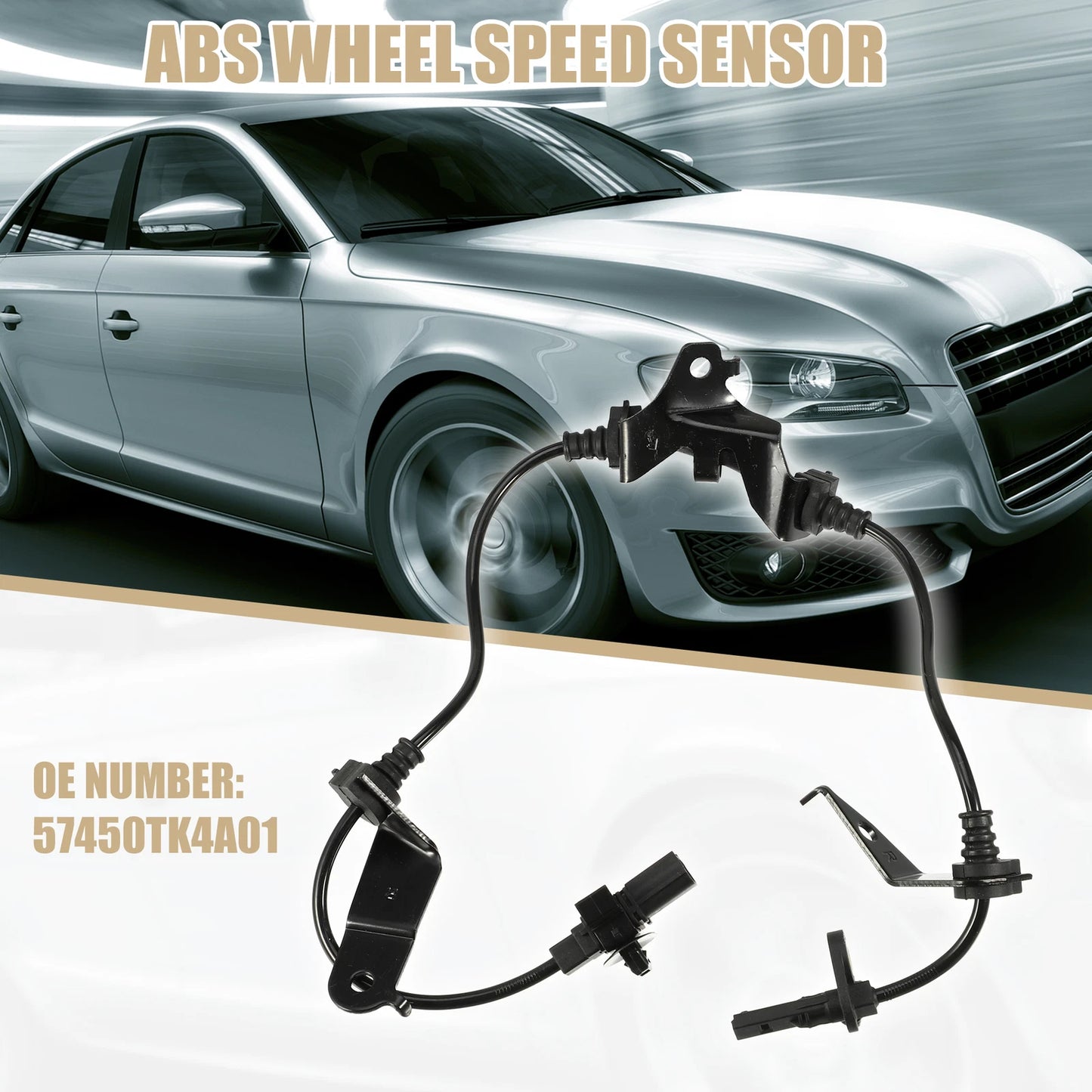 1pc ABS Wheel Speed Sensor No.57450TK4A01 for Honda Acura TL (2009–2014)