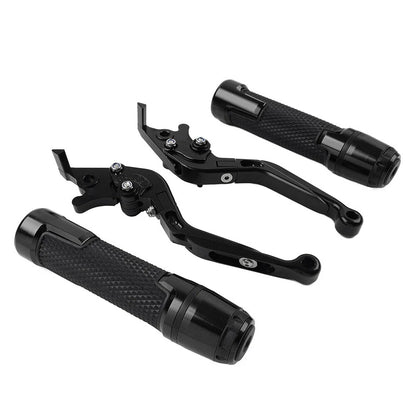 Black Extendable Brake Clutch Levers Grips for BMW R1200GS ADV (2004-2018)