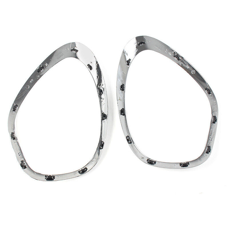 2X Chrome Headlight Trim Ring Bezel Cover for MINI R60 Cooper Countryman (2011–2016)