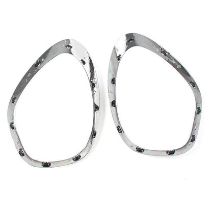 2X Chrome Headlight Trim Ring Bezel Cover for MINI R60 Cooper Countryman (2011–2016)