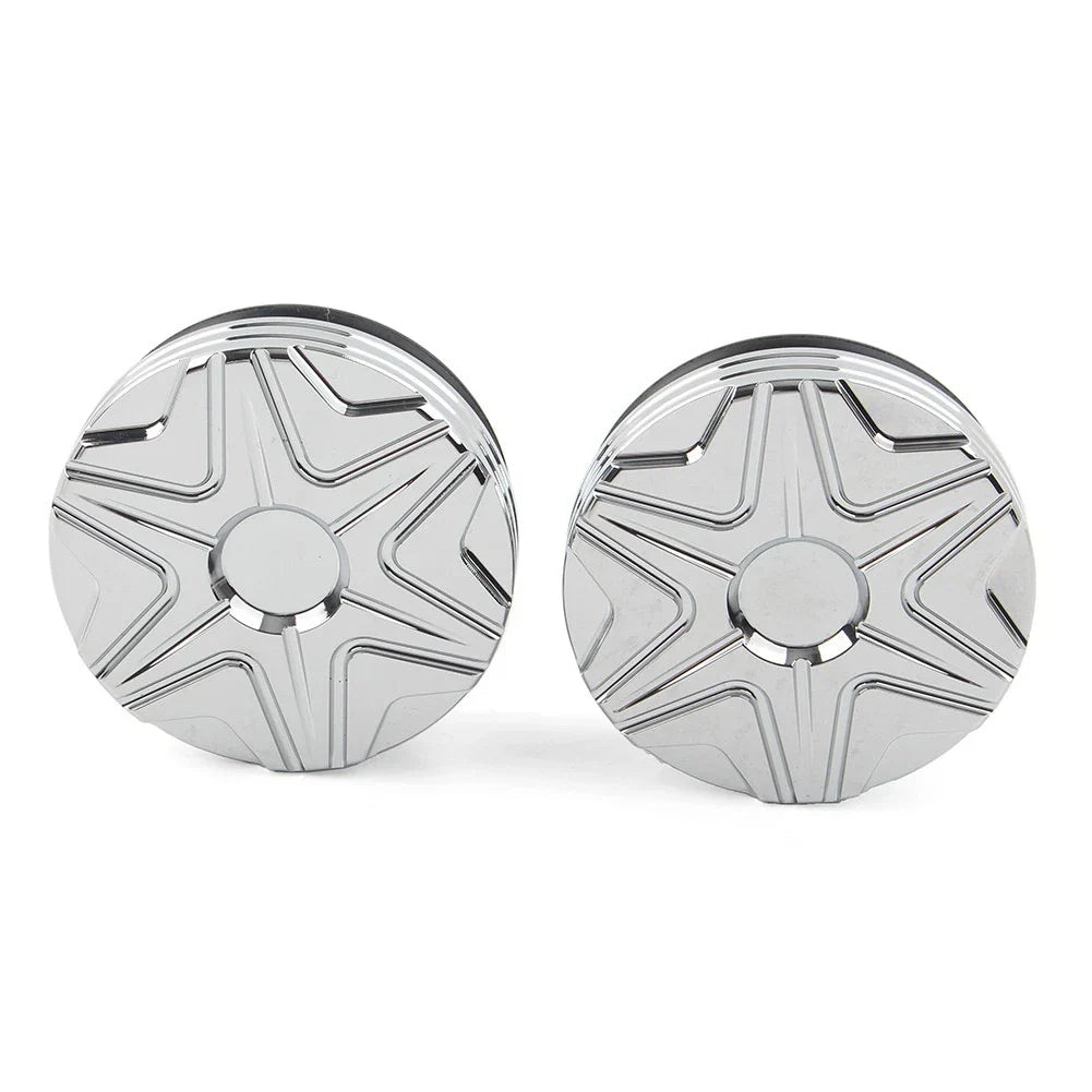 CNC Swingarm Pivot Bolt Covers for Harley V-Rod 2006-2017 ( Covers)