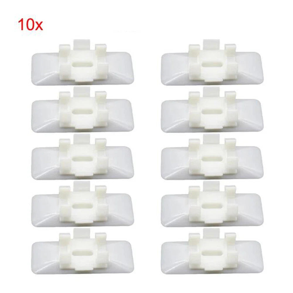 10 x Car Body Side Moulding Clips White for Mercedes Benz W124 W129 (1990-1996)