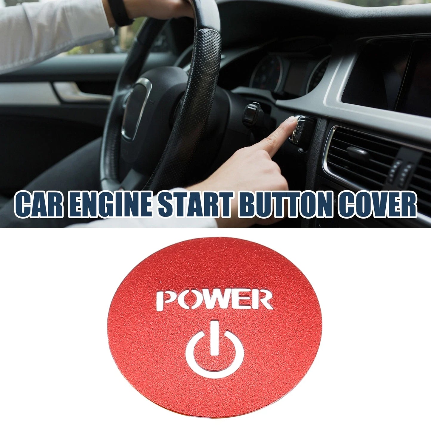 Engine Start Stop Button Cover for Honda New Vezel RV Series (2021-2023)