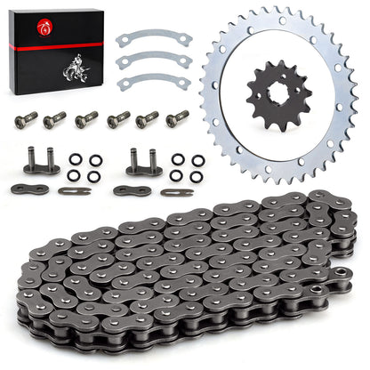 O-Ring Drive Chain and Sprockets Kit for Yamaha Warrior YFM350X (1989–2004)