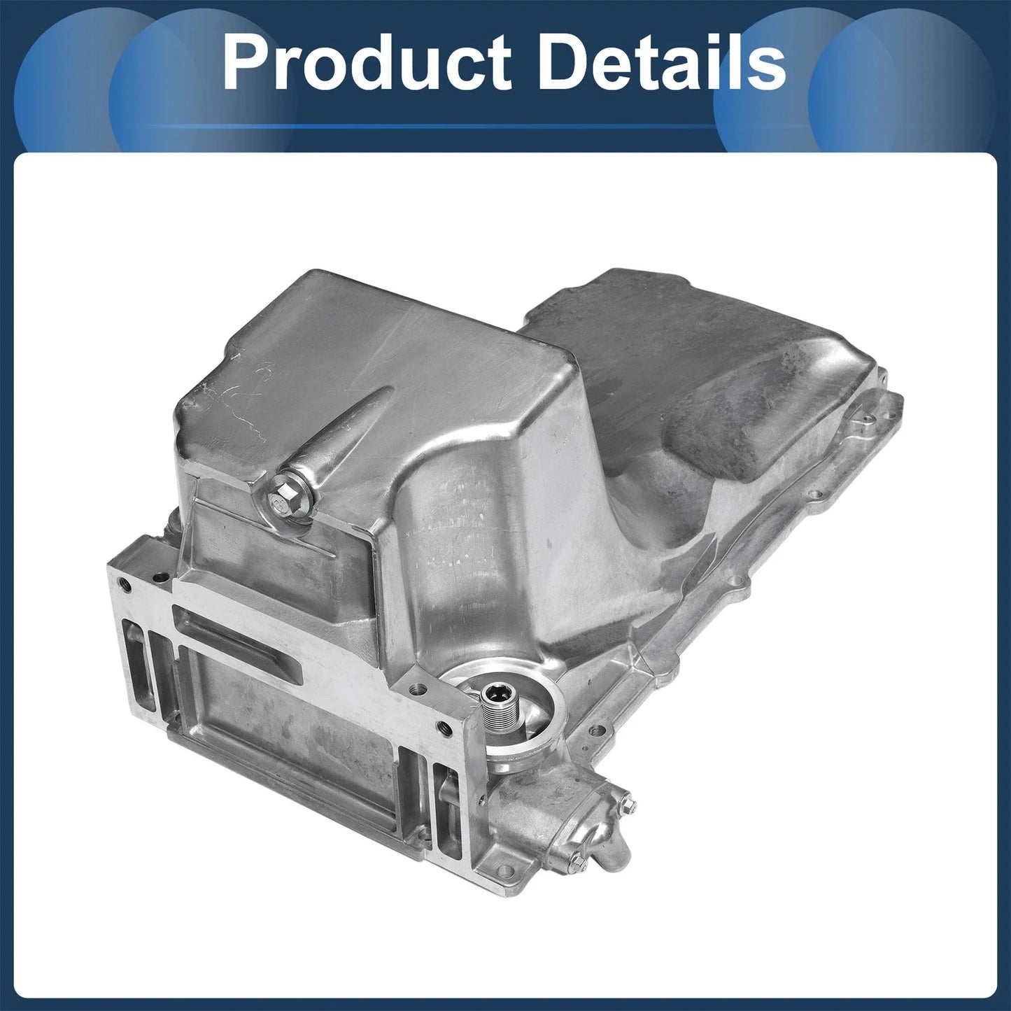 Engine Oil Pan for Chevrolet Express 2500 (2003-2007) - 1 x Aluminum
