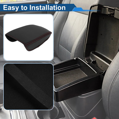 Armrest Cover for VW Passat B8 (2015–2023) Anti-Scratch Black Red