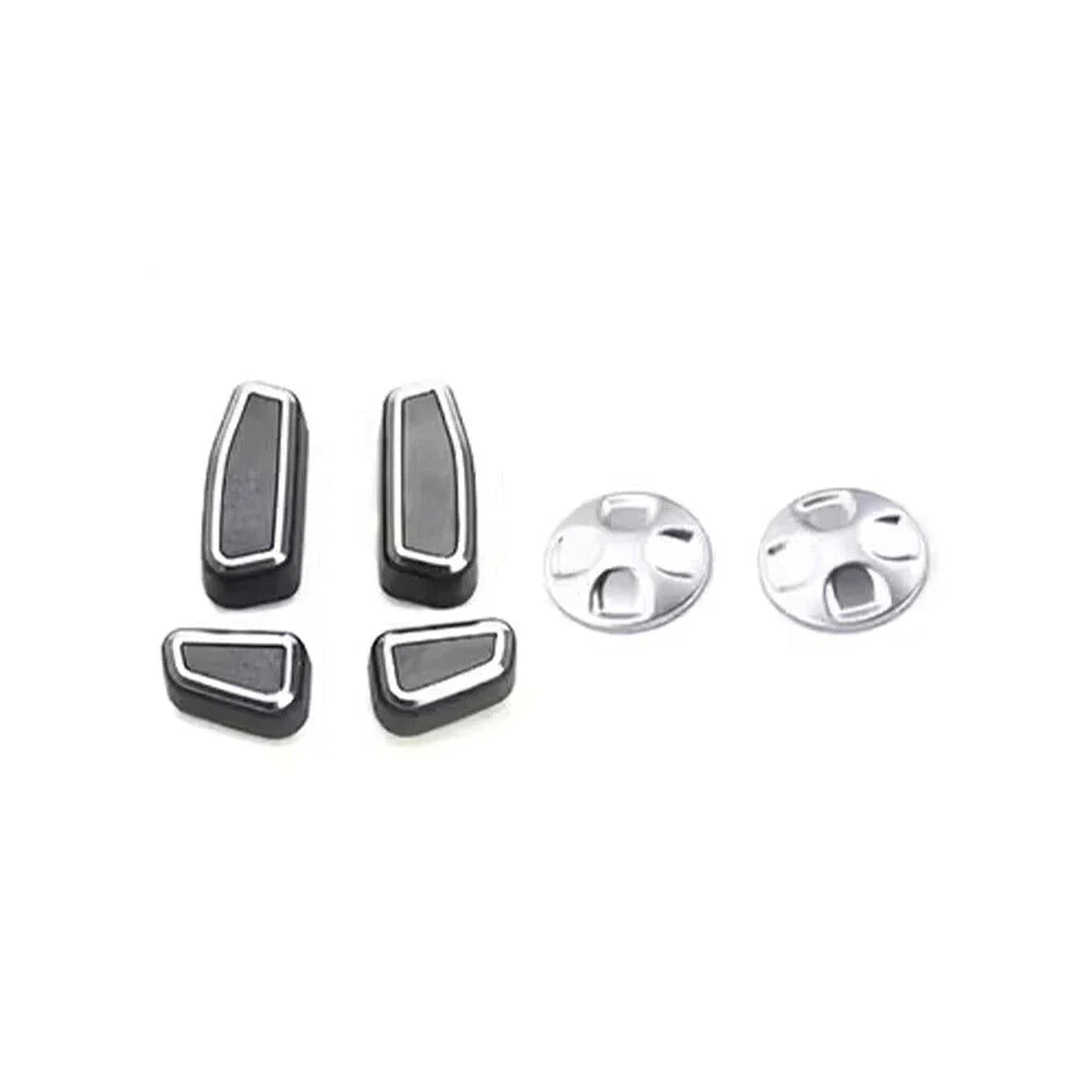 Seat Adjustment Button Switch Trim Silver for Jeep Grand Cherokee (2011–2024)