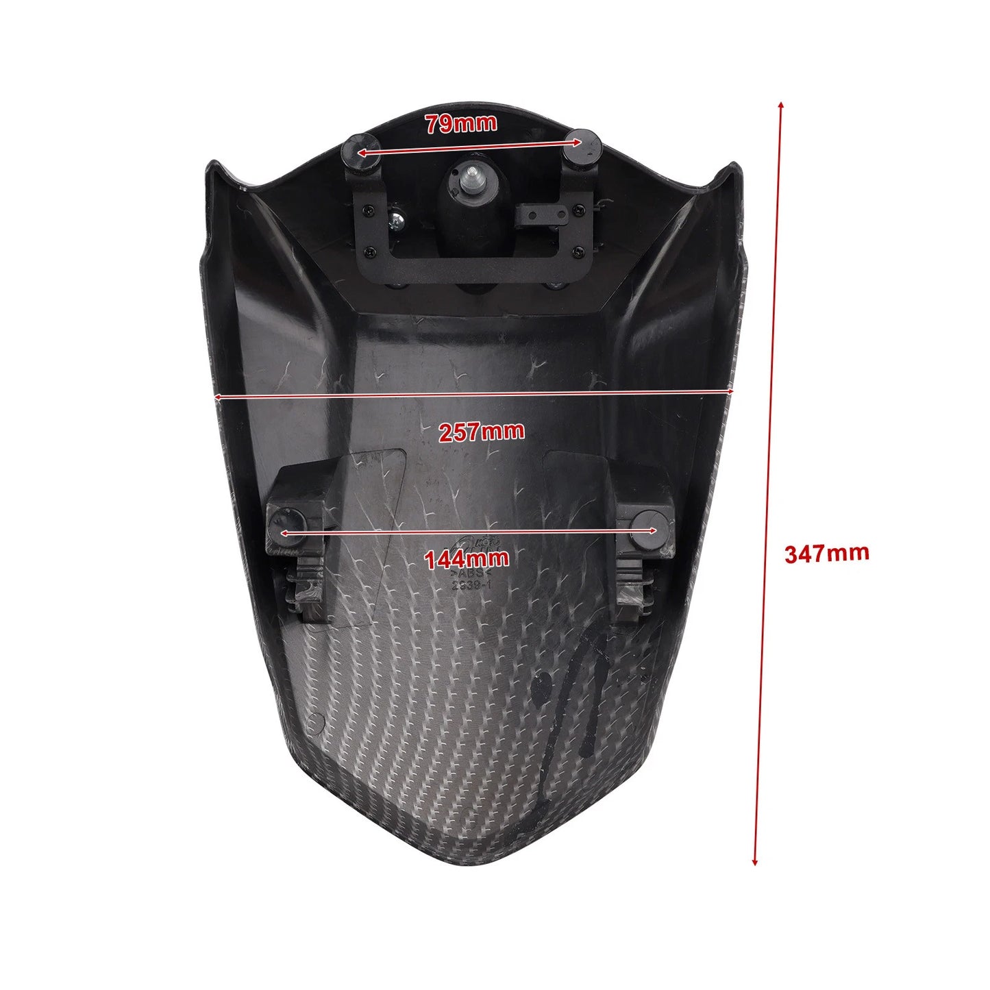 Rear Passenger Seat Cover for 1290 Super Duke R (2014–2019) Black