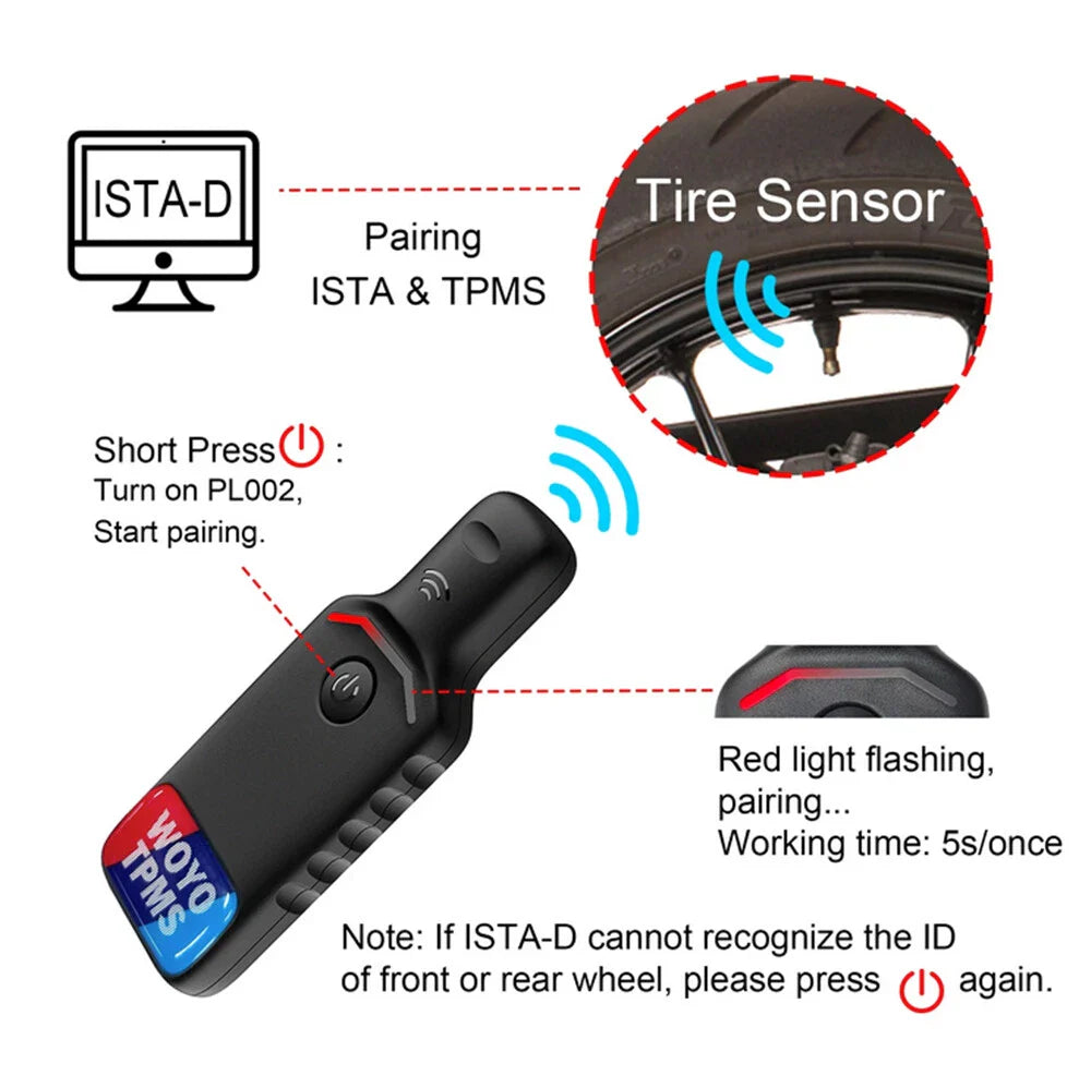 Tire Pressure Sensor Activate Tool for BMW R1200 R1250 (2015-2023)