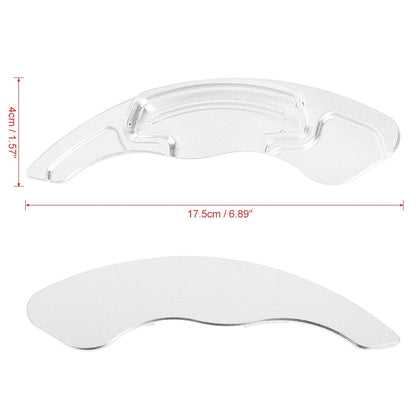 Aluminum Alloy Silver Tone Steering Wheel Shift Paddle for Honda Civic