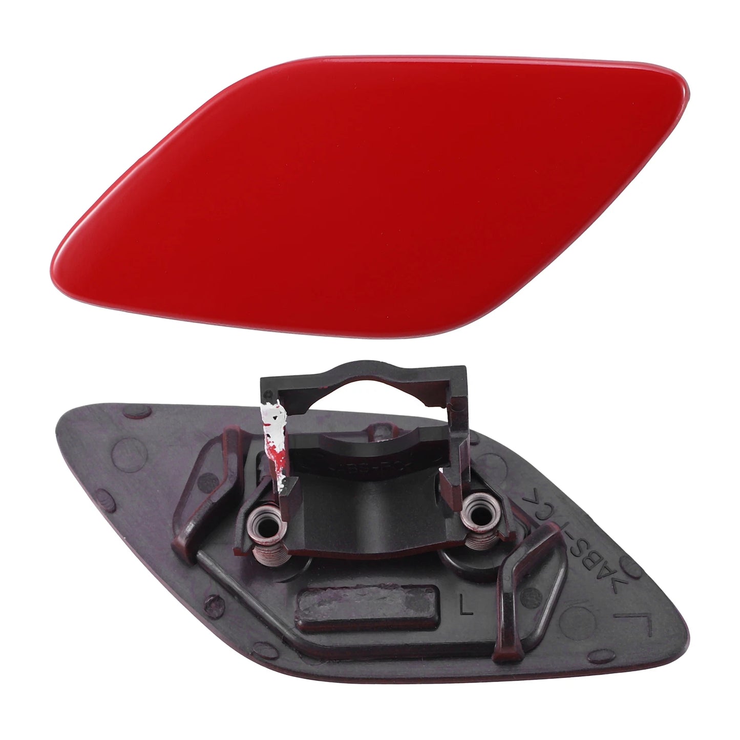 Front Left Headlight Washer Nozzle Cover for BMW 328i (2012–2013) Red