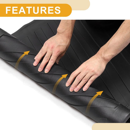 Cargo Liner Rear Trunk Mat for Honda Odyssey (2018-2024) Diagonal Stripes TPE