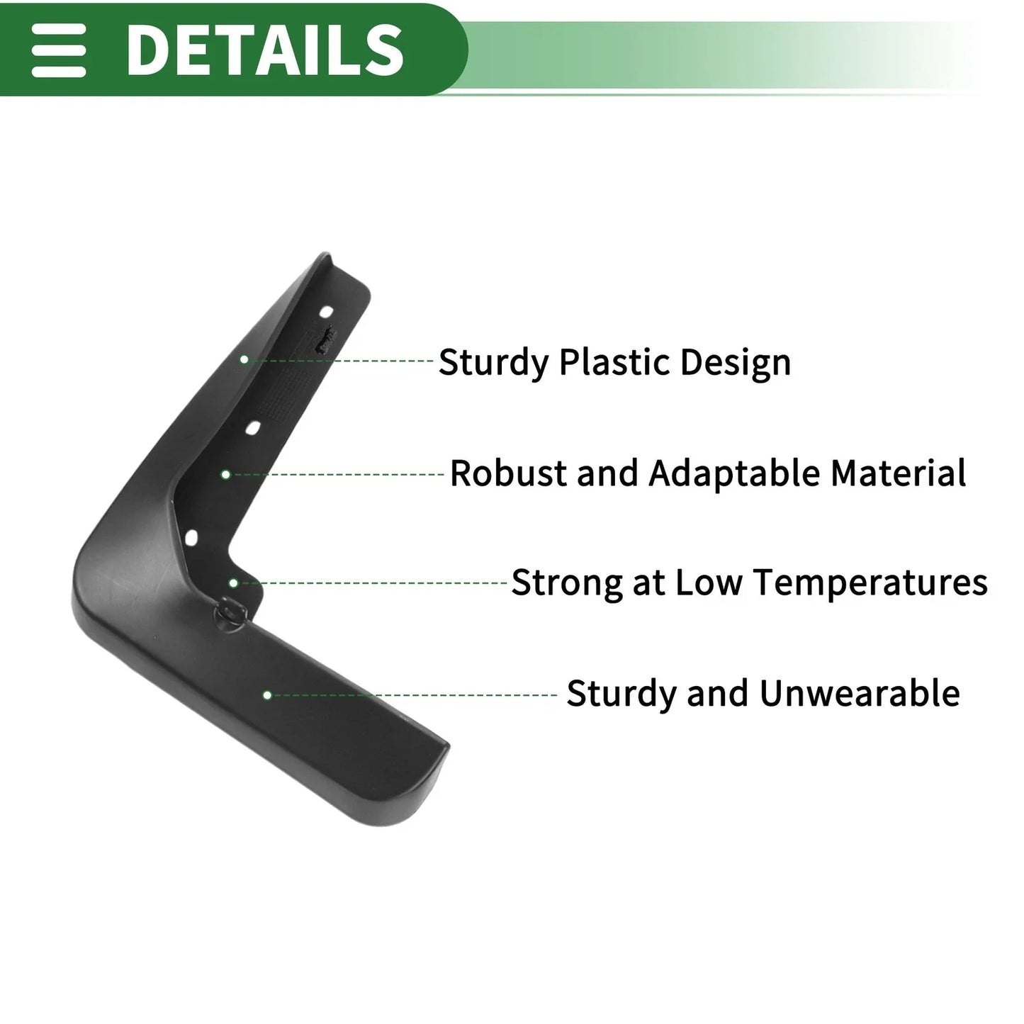 Mud Flaps Splash Guards 1 Set for Lexus GS (2012-2022)