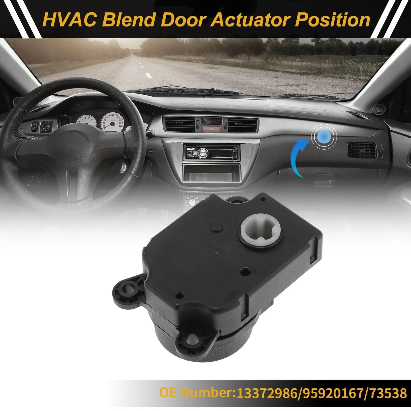 HVAC Heater Blend Door Actuator for Buick Encore (2013–2022) No. 13372986