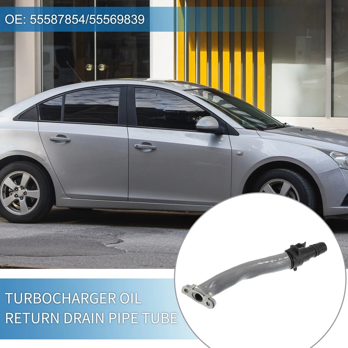 Turbocharger Oil Return Drain Pipe for Chevy Cruze Sonic Trax (2011-2021)
