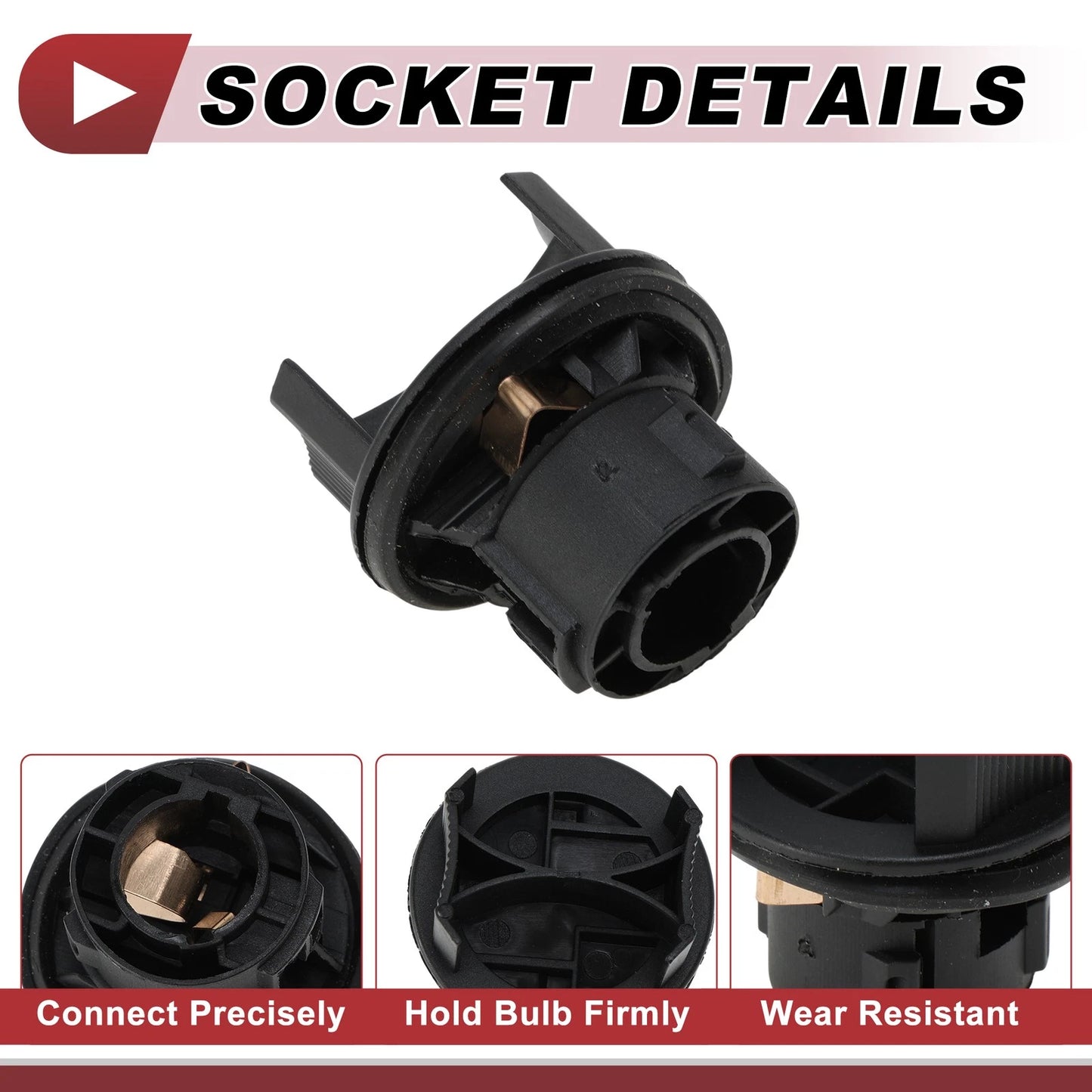 Indicator Light Socket for Ford C-Max/Focus Mk2/Fiesta Mk5 (2006–2013) No. 2S6A13K370AA