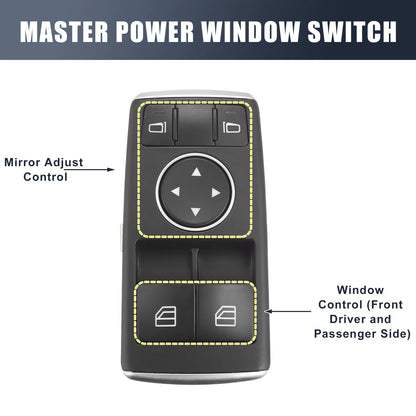 Driver Side Power Window Switch No.A1729056800 for Mercedes Benz C Class (2015–2021)