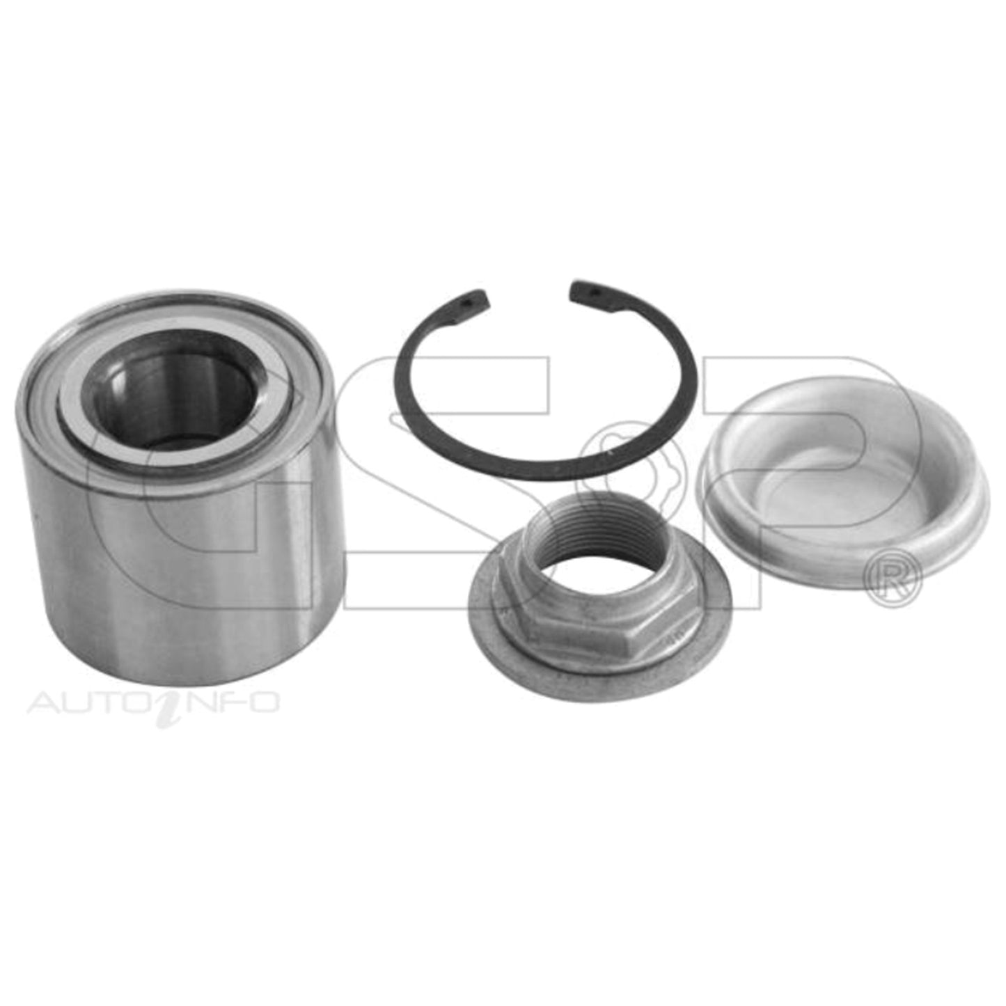 Rear Wheel Bearing Kit for Peugeot 3008 (2010)