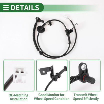 ABS Wheel Speed Sensor No. 956810U000 for Hyundai Verna (2010–2014)