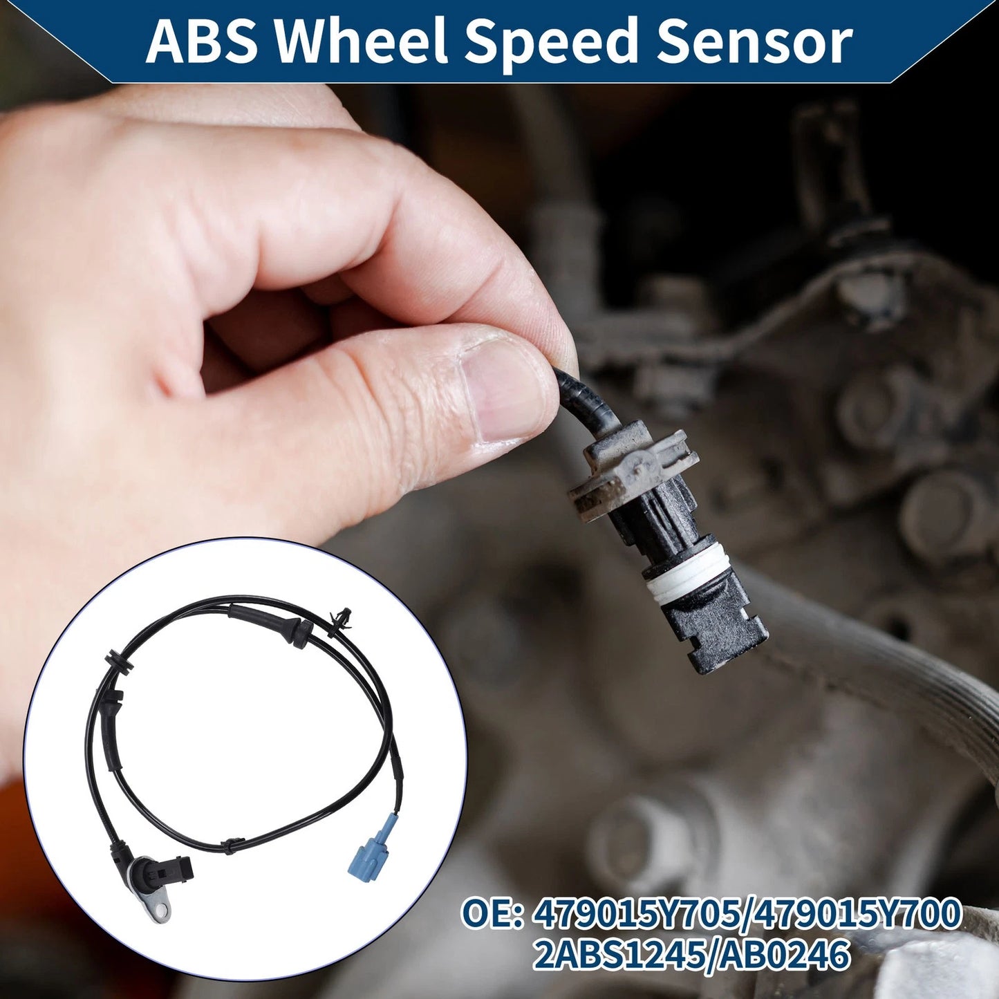 ABS Wheel Speed Sensor for Nissan Maxima (No. 479015Y705/479015Y700)