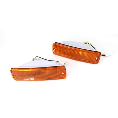Pair of Bumper Turn Signal Indicator Lights for Toyota Hilux (1988–1997)