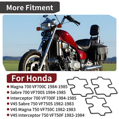 3 Pcs Valve Cover Gasket for Honda Magna Sabre Interceptor (1984–1985)