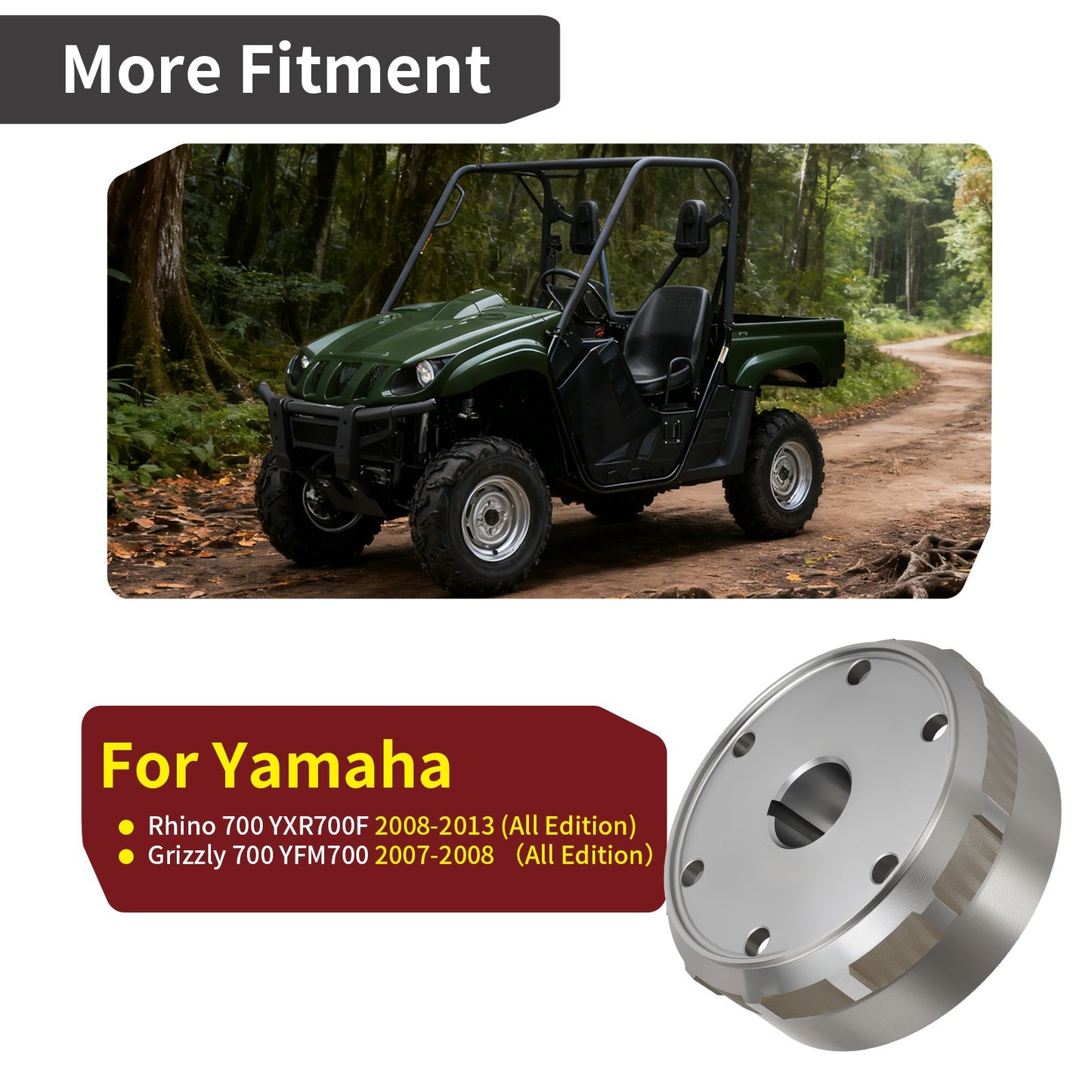 Flywheel Rotor for Yamaha Rhino 700 (2008–2013)