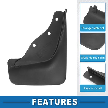 Mud Flap Splash Guard Set for Lincoln MKC (2015–2019)