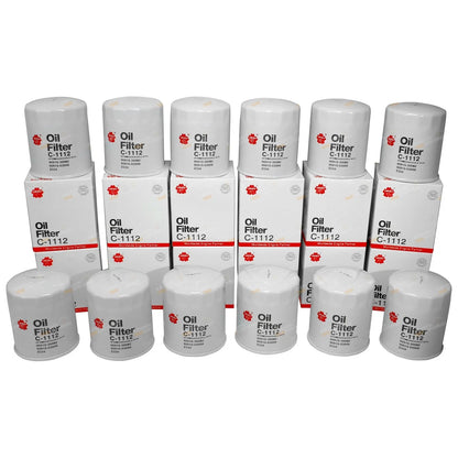 12 Oil Filters for Landcruiser 80/100 Series 1HZ 4.2L