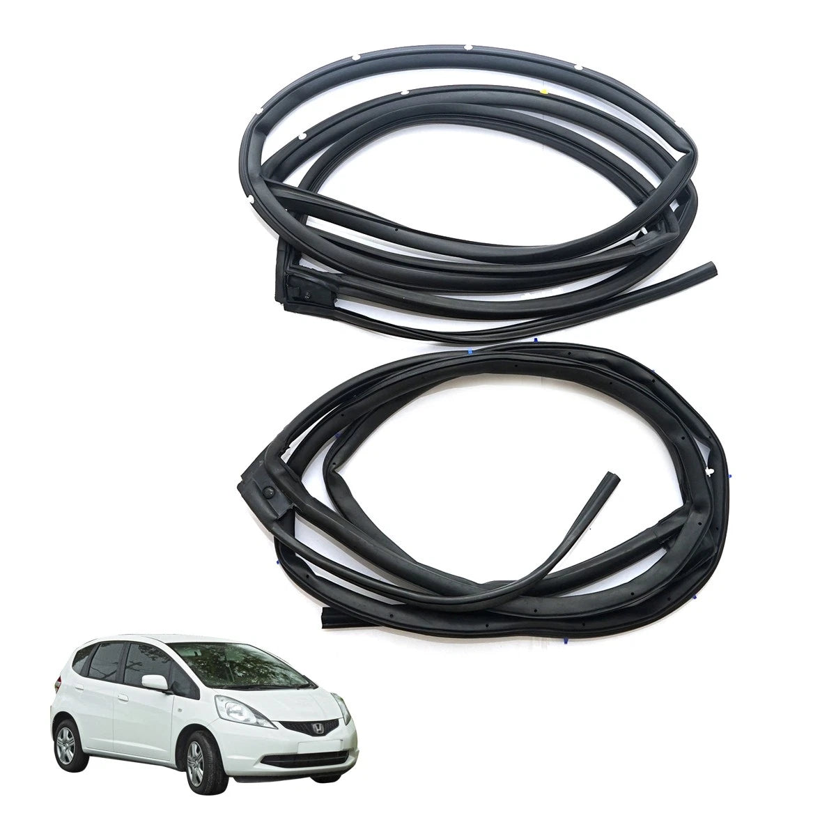 Set of 2 Rear Door Weatherstrip Seals for Honda Fit (2007–2014)