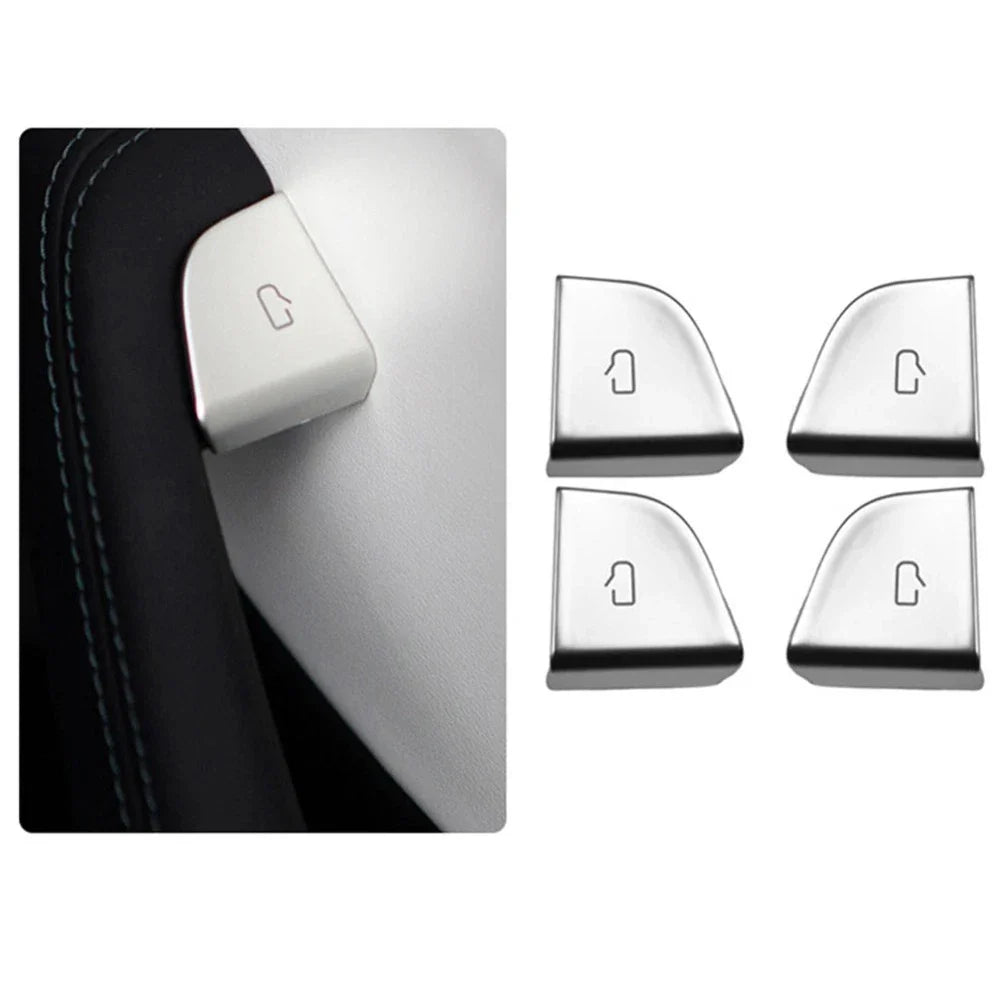 Interior Door Lock Switch Covers for Tesla Model 3 (2024–2024)