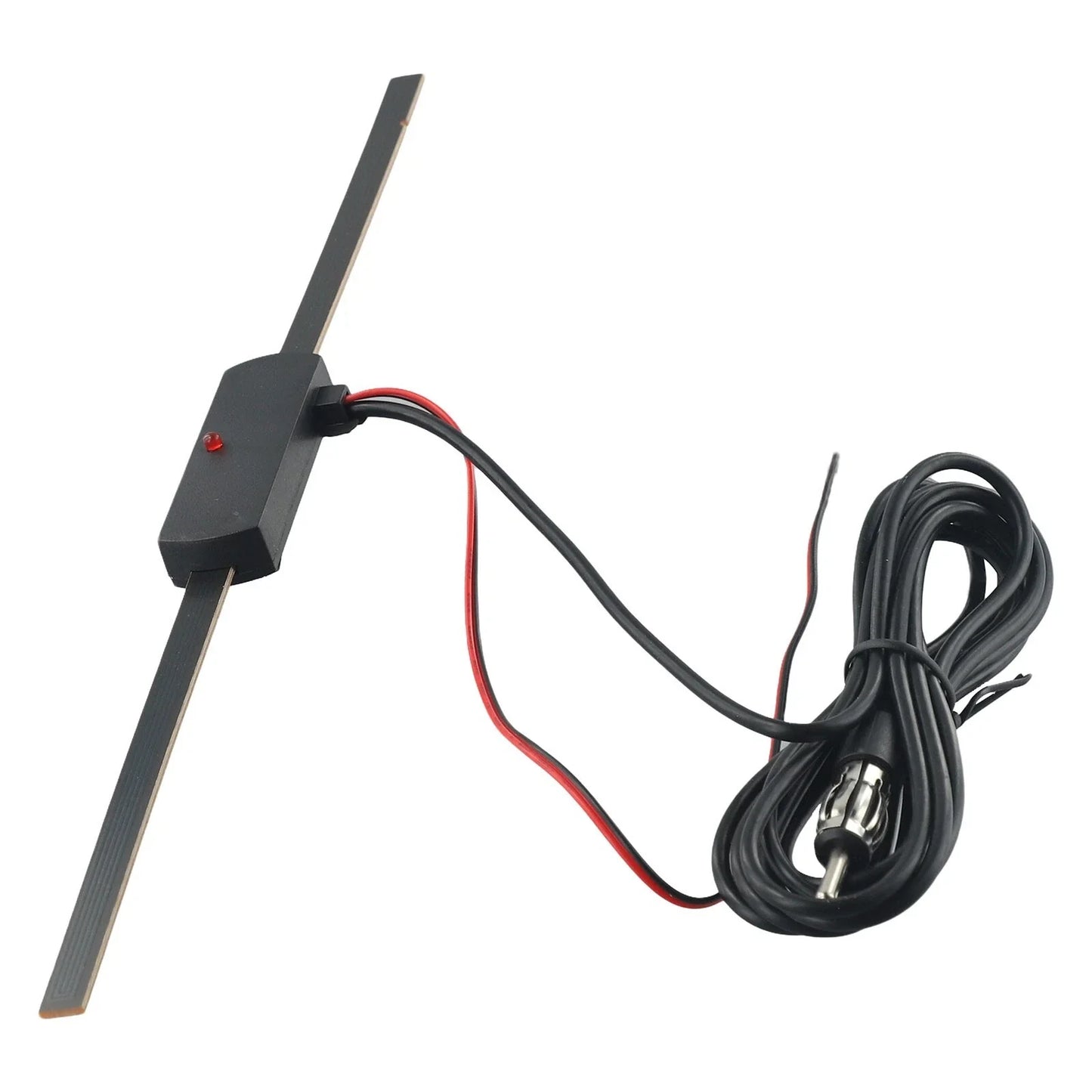 Inline Car Stereo FM/AM Antenna Signal Booster Amplifier
