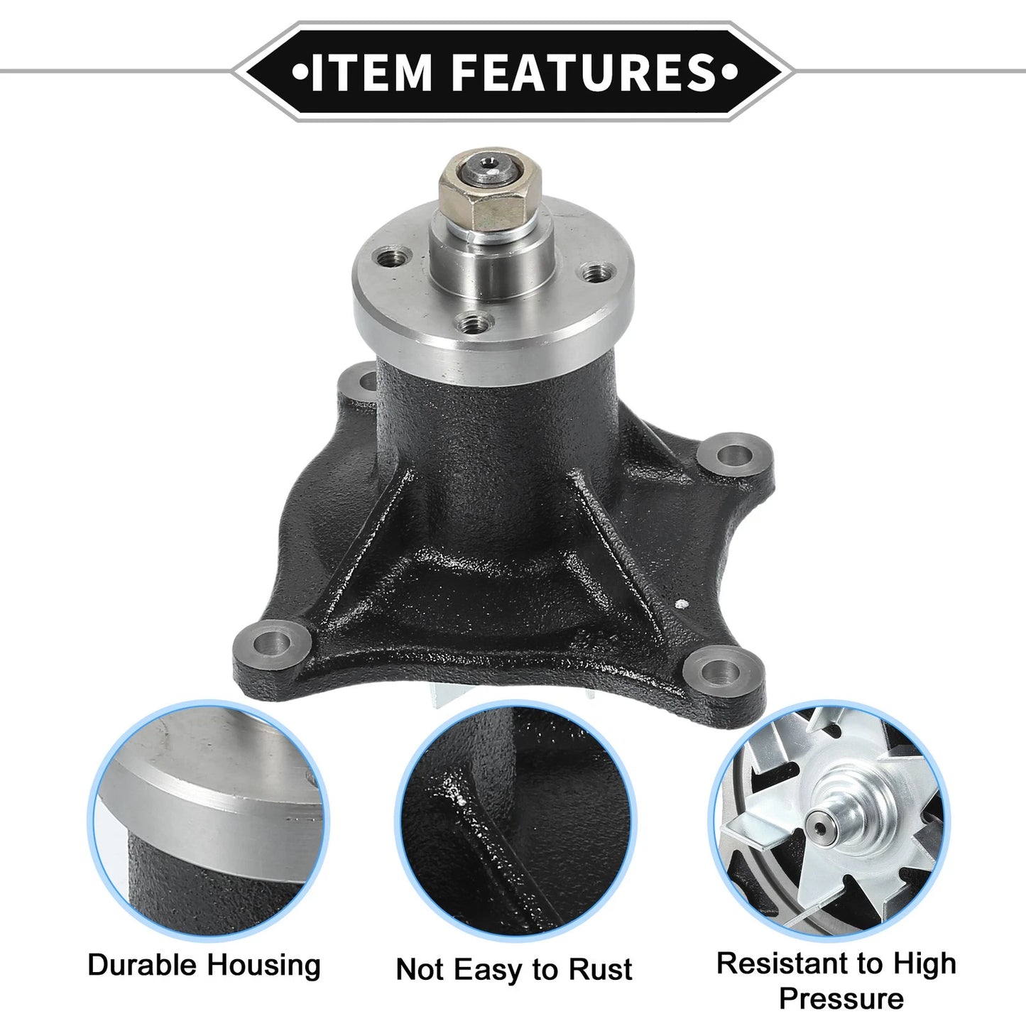 Water Pump for Mitsubishi 4D51 4D30 4D31 4D32 (No Year Specified)