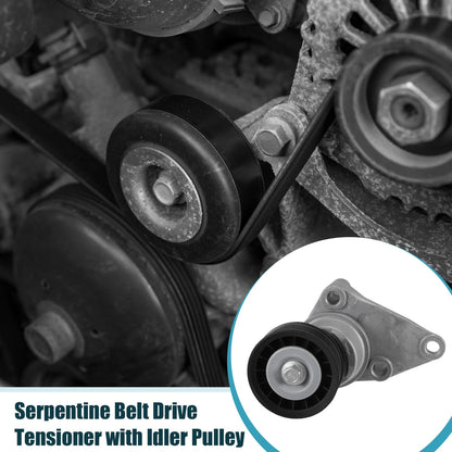 Set of 1 Drive Belt Tensioner Pulley Assembly for GMC Yukon, Sierra