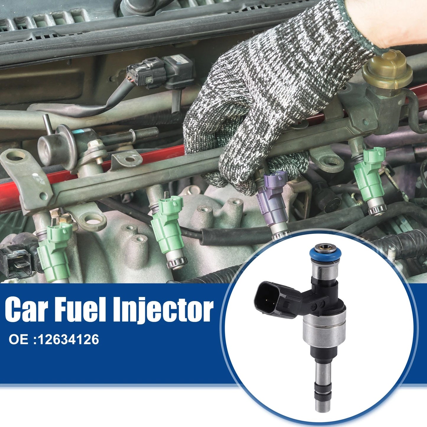 6X Fuel Injector Nozzle 12634126 for Chevrolet Colorado 3.6L (2015–2016)