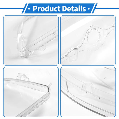 1 Pc Front Left Headlight Lens Cover for BMW 5 Series E39