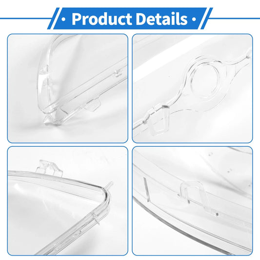 1 Pc Front Left Headlight Lens Cover for BMW 5 Series E39